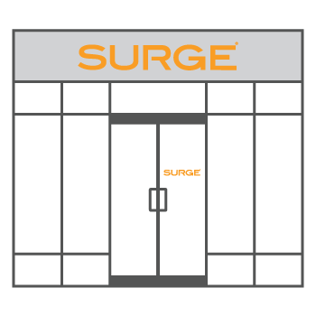 SURGE Staffing front graphic